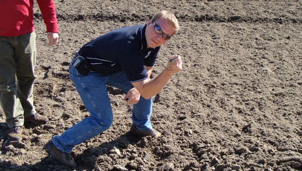 Mexican soil at 5000 ft near Mexico City.